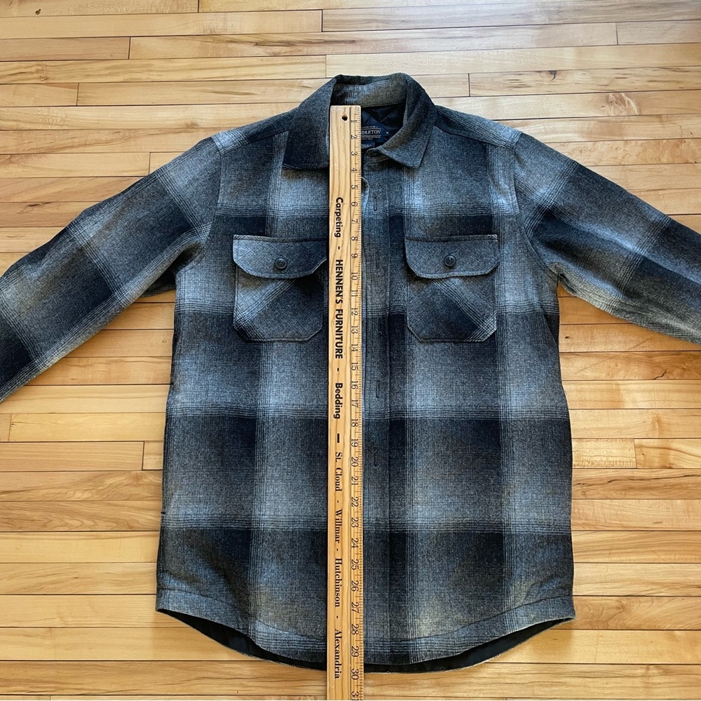🌼PENDELTON MEN'S PLAID BOARD SHIRT in plaid black and white - Picture 3 of 10